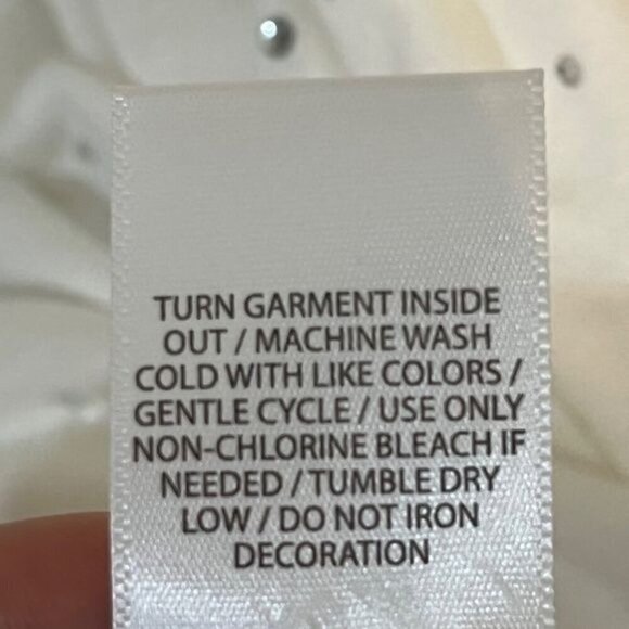 Torrid Top Women 28 White Pullover Rhinestone Neutral Retro 80s Summer Feminine - Picture 12 of 15